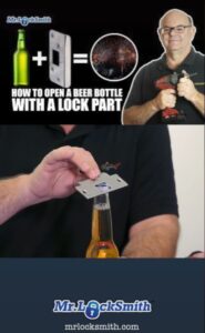 How to Open Beer Bottle Using a Door Strike